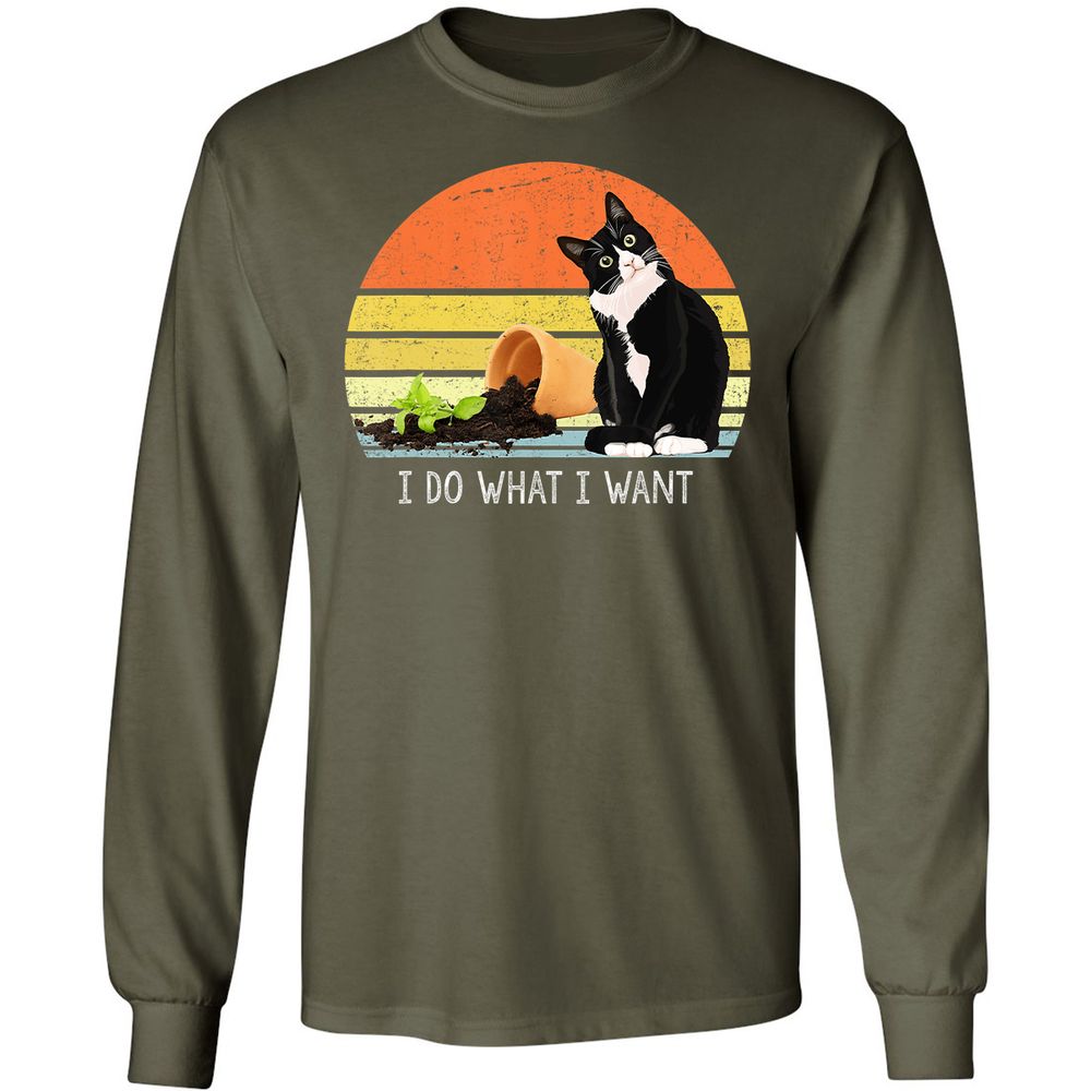 Long Sleeve T-Shirt - VTD9W1KA - Military Green - 16