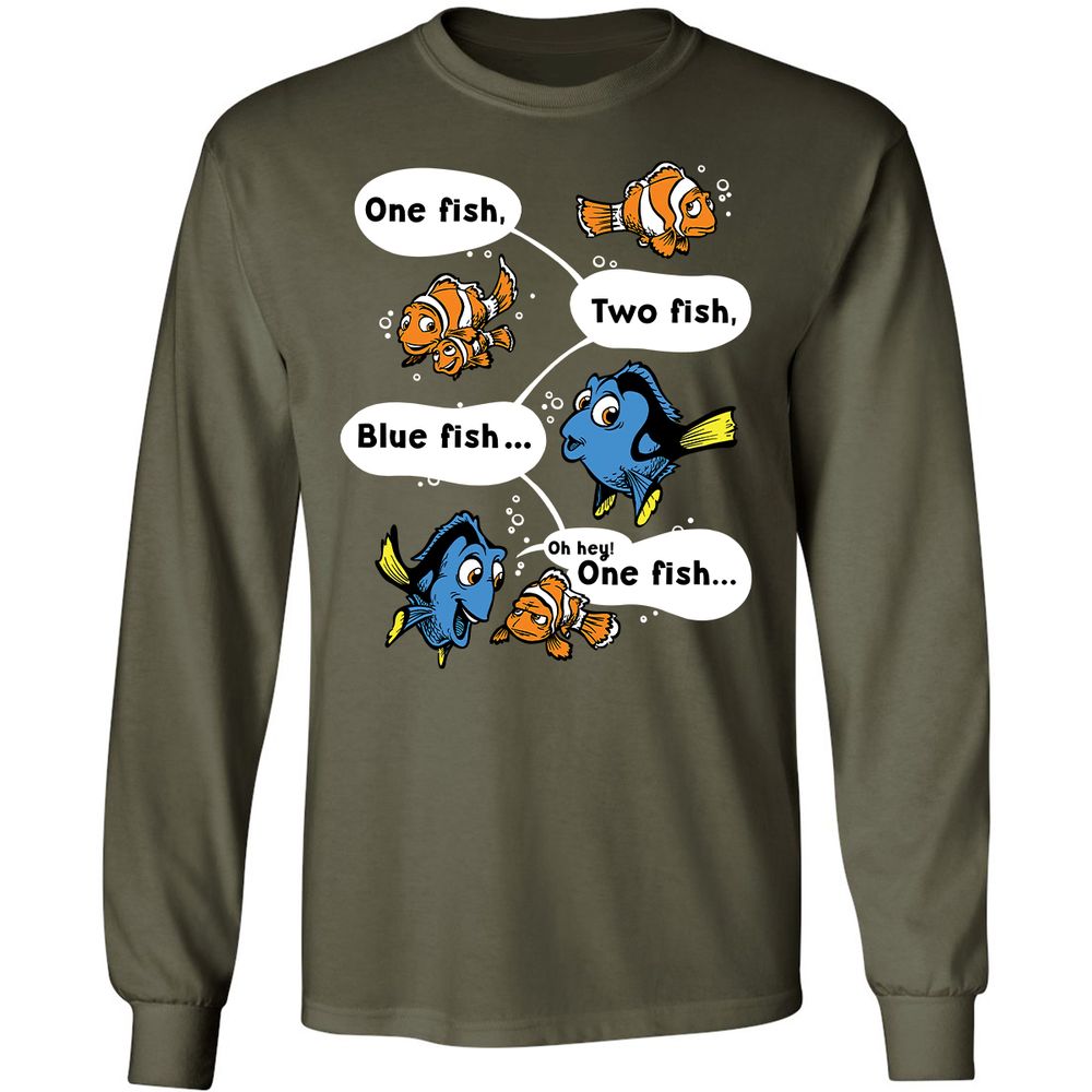 Long Sleeve T-Shirt - APFYGVFB - Military Green - 16