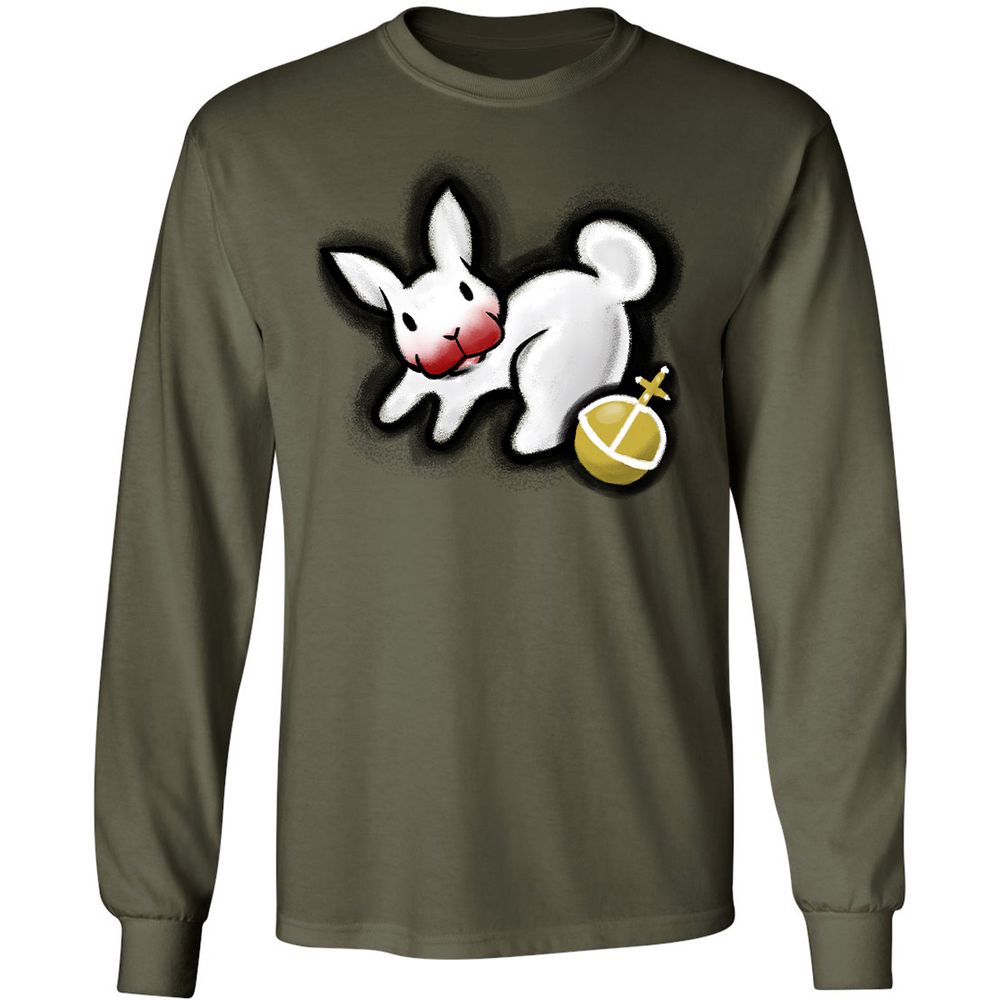 Long Sleeve T-Shirt - Y8WBPG5M - Military Green - 16