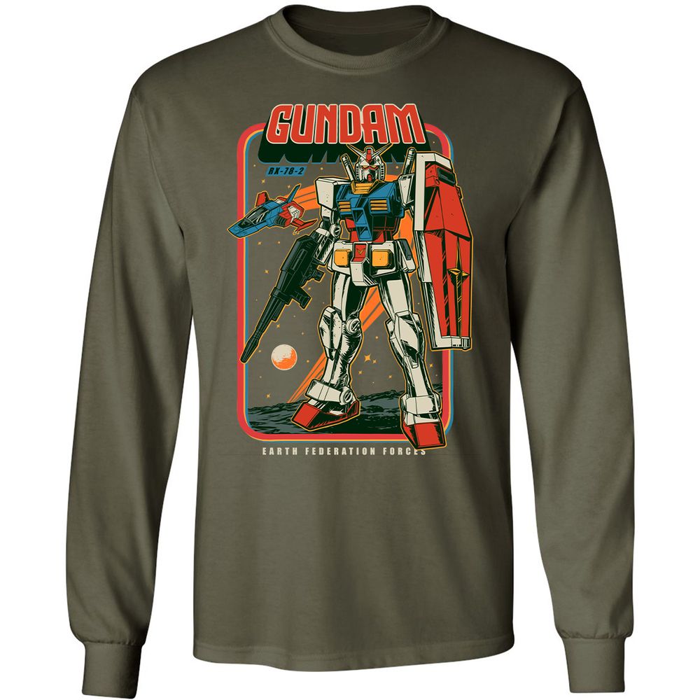 Long Sleeve T-Shirt - 2GY5JSMD - Military Green - 16