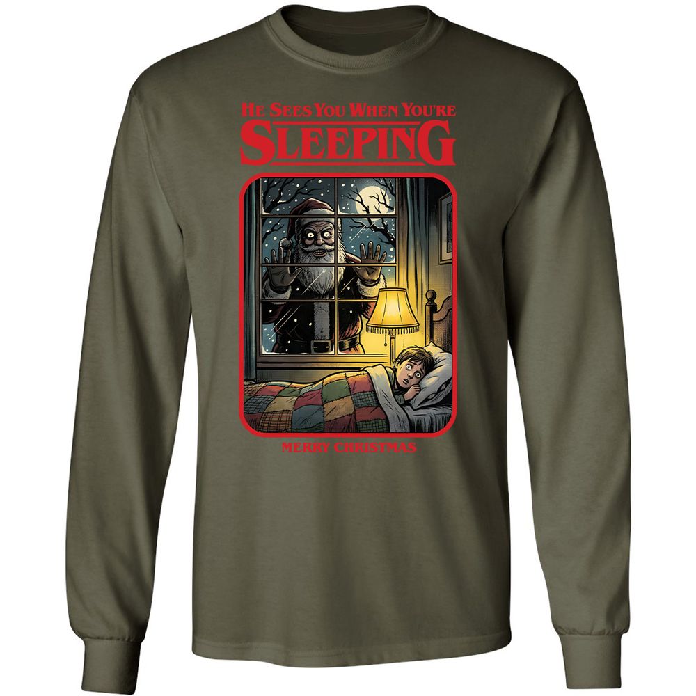 Long Sleeve T-Shirt - AHVNSDJQ - Military Green - 16