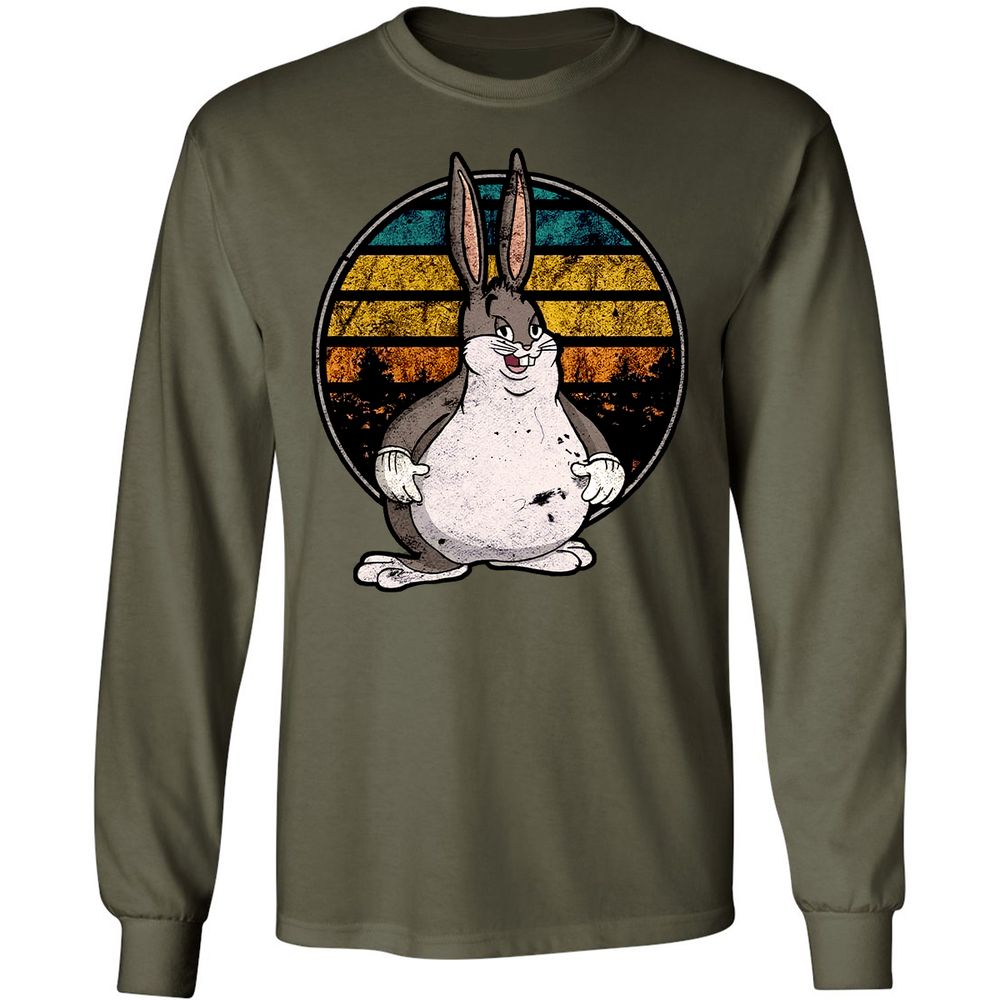 Long Sleeve T-Shirt - 1XNSRHZ3 - Military Green - 16