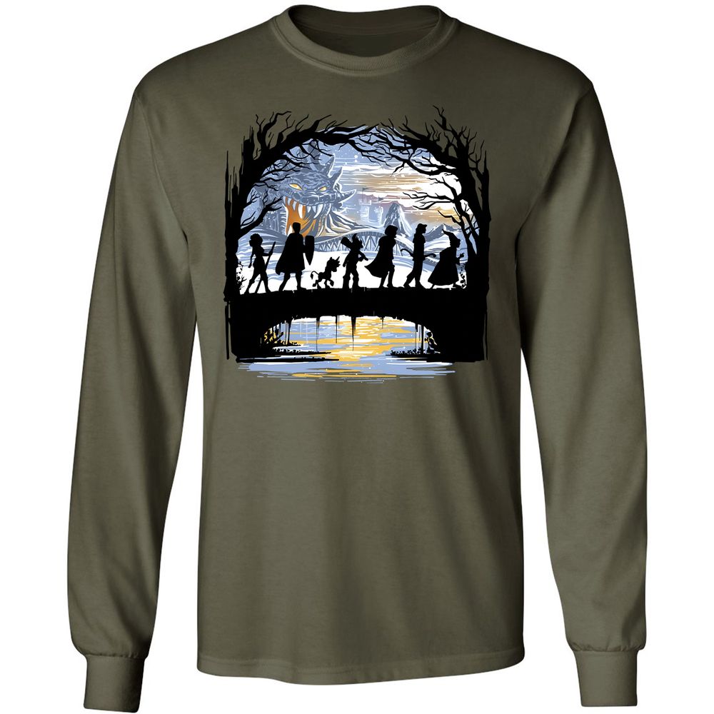 Long Sleeve T-Shirt - 6CL3C7PP - Military Green - 16