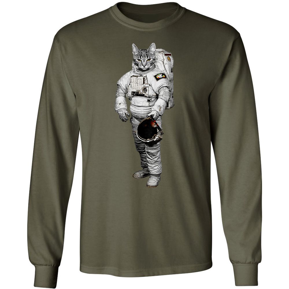 Long Sleeve T-Shirt - PRR7HJ2M - Military Green - 16