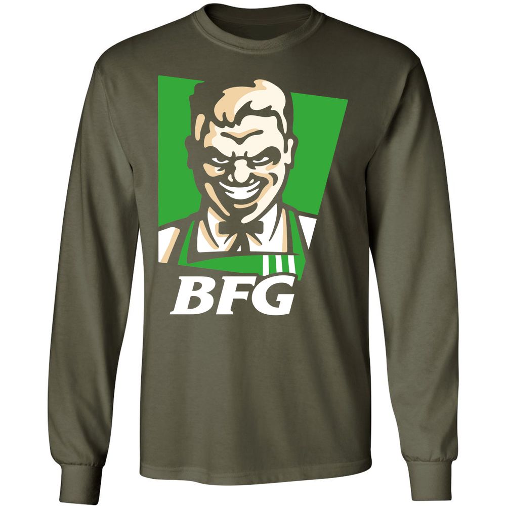 Long Sleeve T-Shirt - EJZLHH3U - Military Green - 16