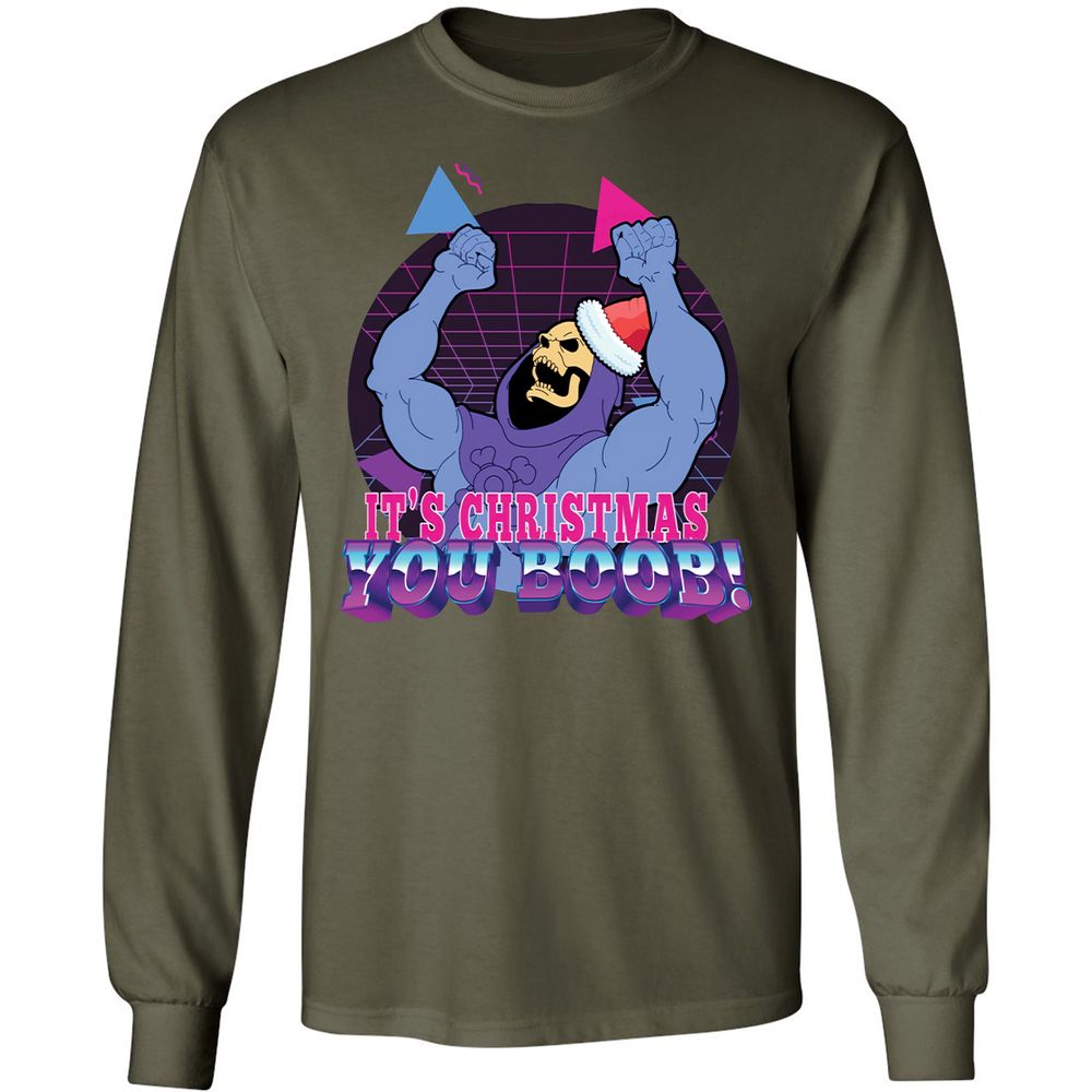 Long Sleeve T-Shirt - 7G6698MF - Military Green - 16