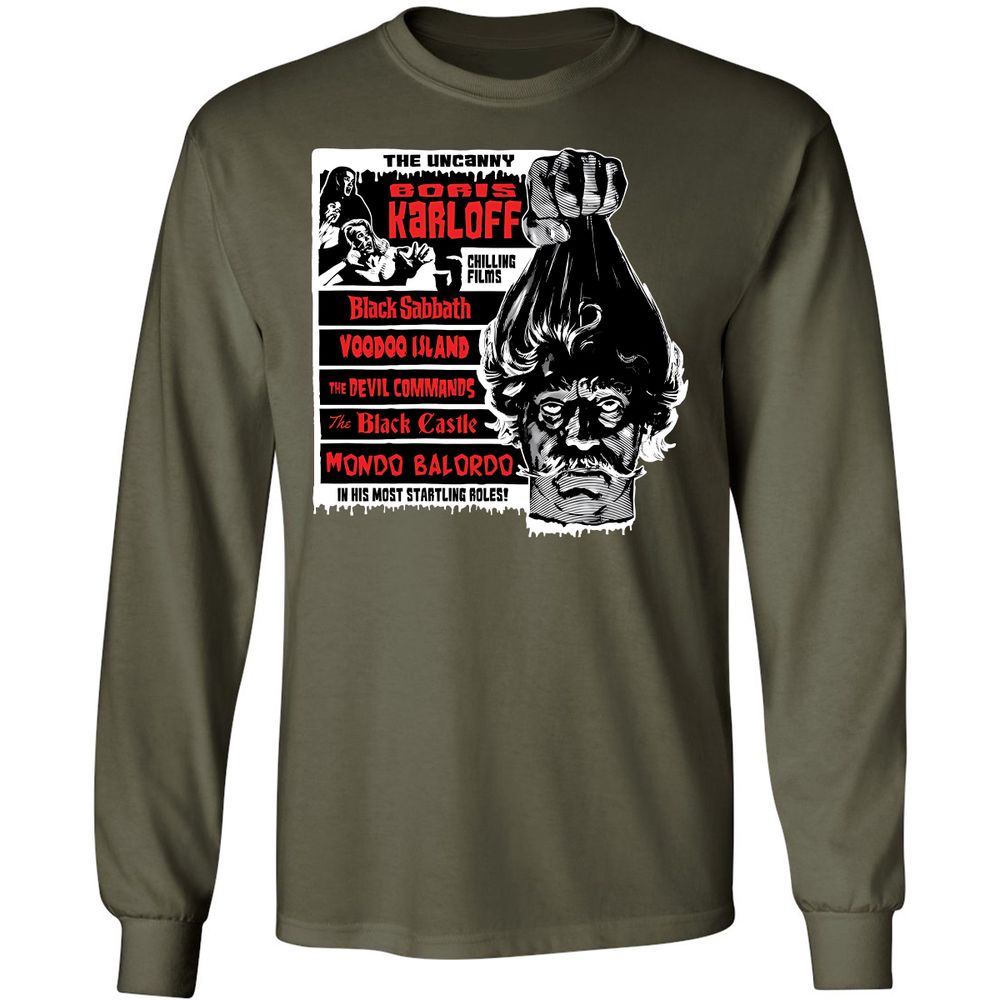 Long Sleeve T-Shirt - ZL6328NC - Military Green - 16