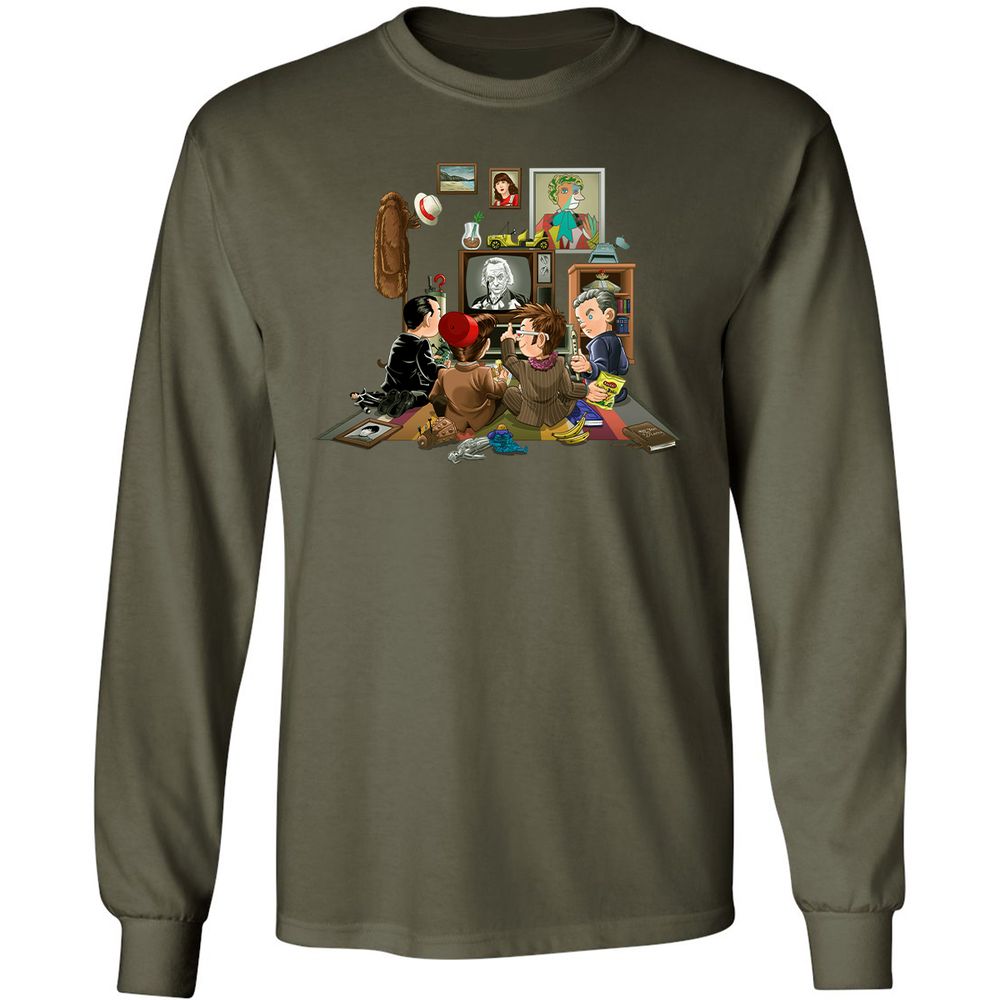 Long Sleeve T-Shirt - FLRAGF65 - Military Green - 16