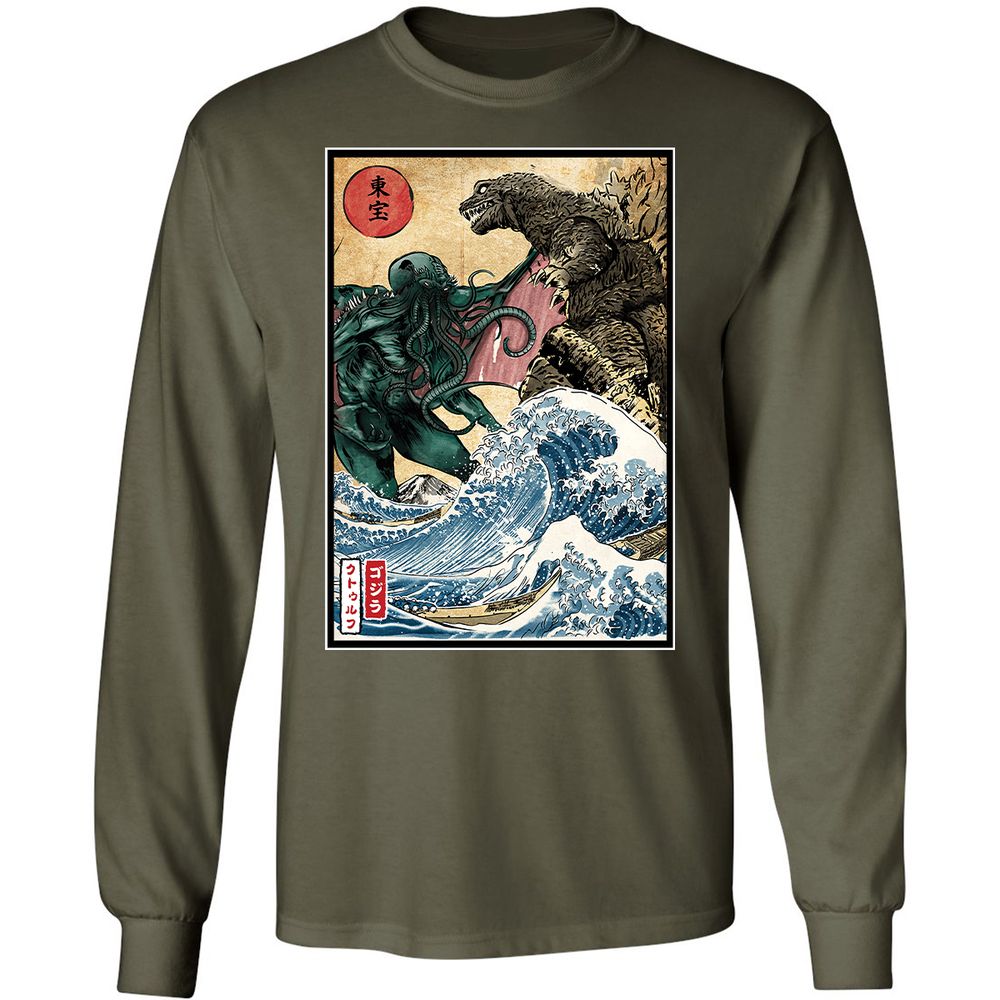 Long Sleeve T-Shirt - PUCBN24H - Military Green - 16