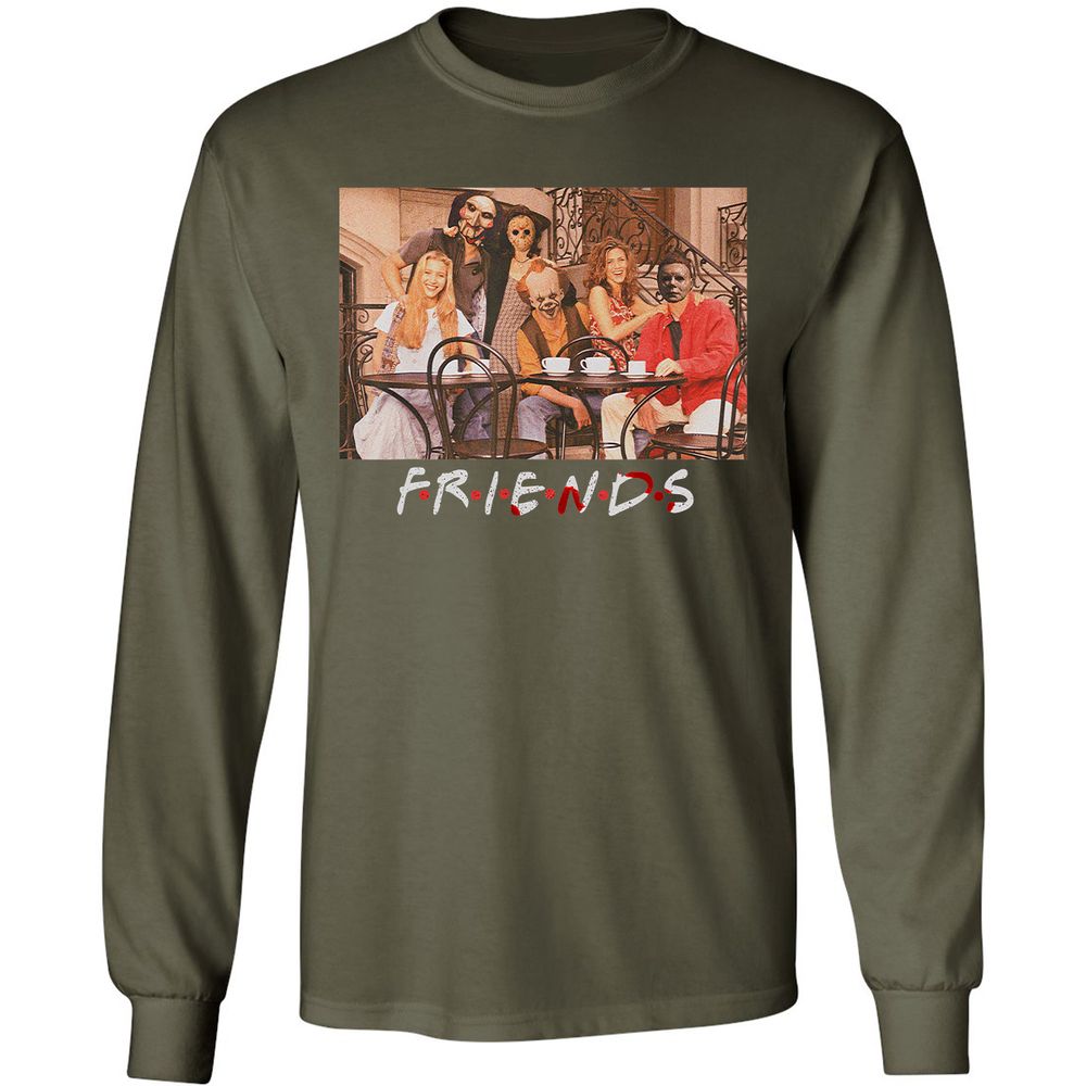 Long Sleeve T-Shirt - KJJZP7JW - Military Green - 16