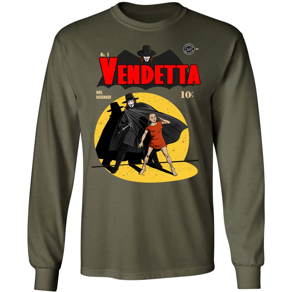 Long Sleeve T-Shirt - L92G361A - Military Green - 16