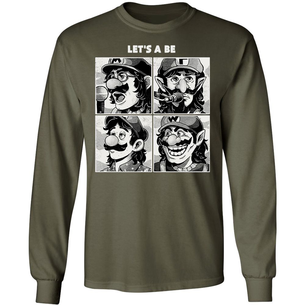 Long Sleeve T-Shirt - 6FPQF9XJ - Military Green - 16