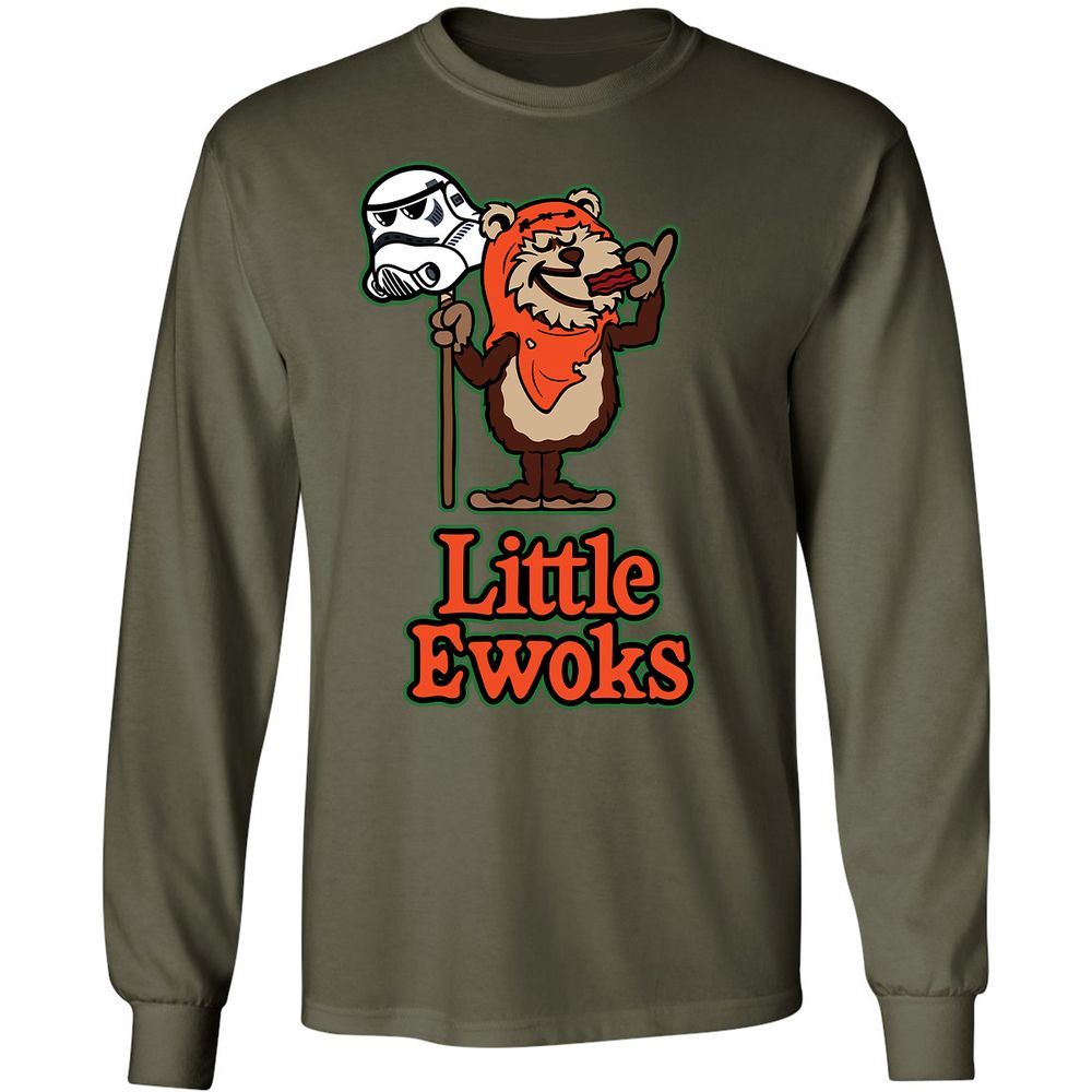 Long Sleeve T-Shirt - 6BJH5H4T - Military Green - 16