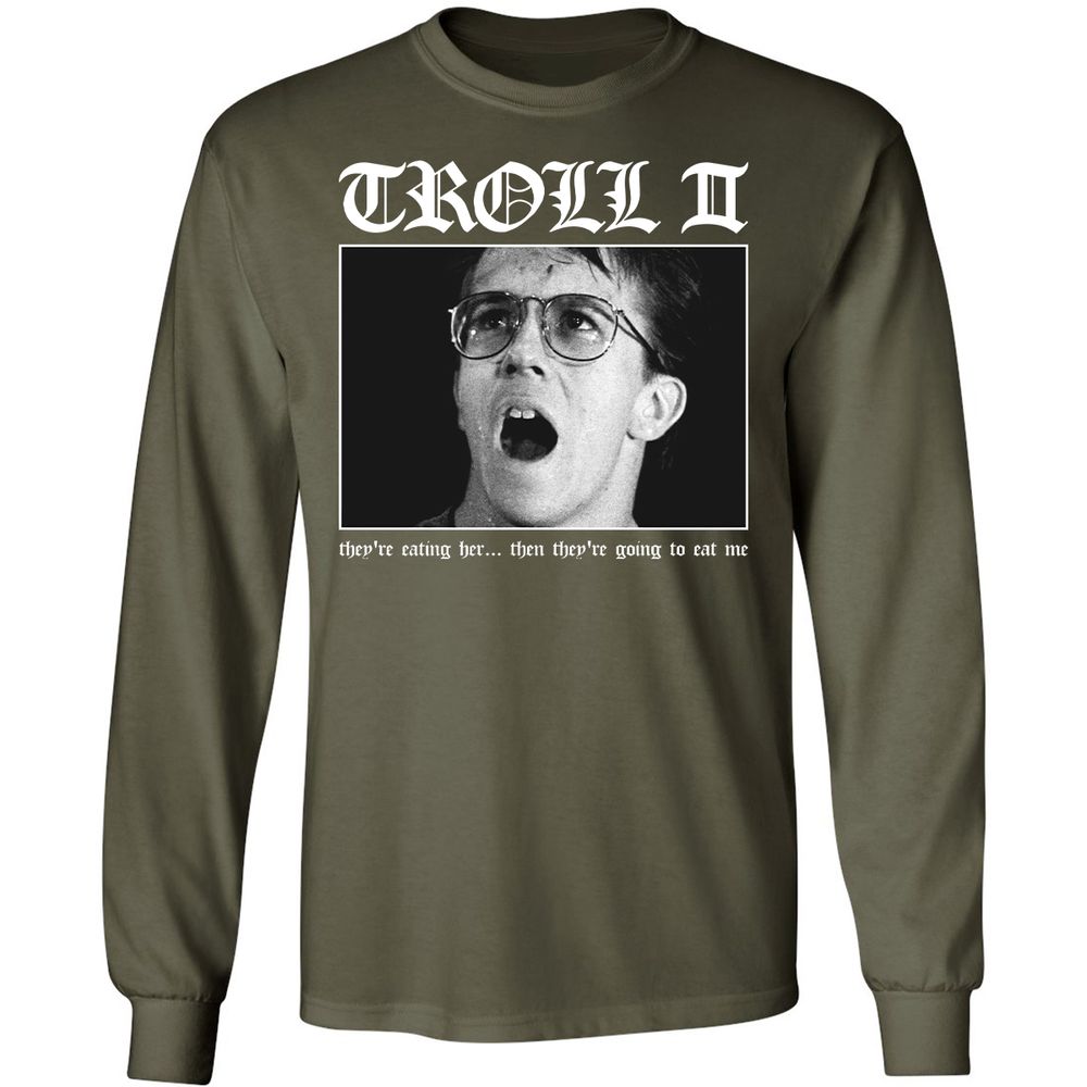 Long Sleeve T-Shirt - BEKU34CT - Military Green - 16