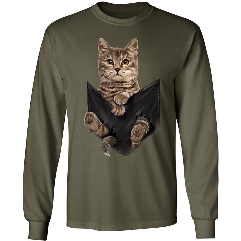 Long Sleeve T-Shirt - 27RCSU6L - Military Green - 16