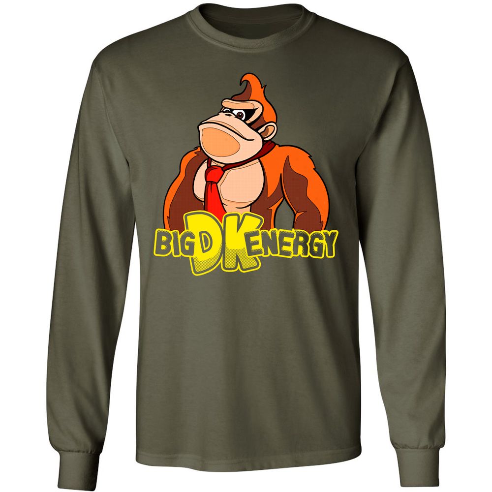 Long Sleeve T-Shirt - RKATDS9K - Military Green - 16