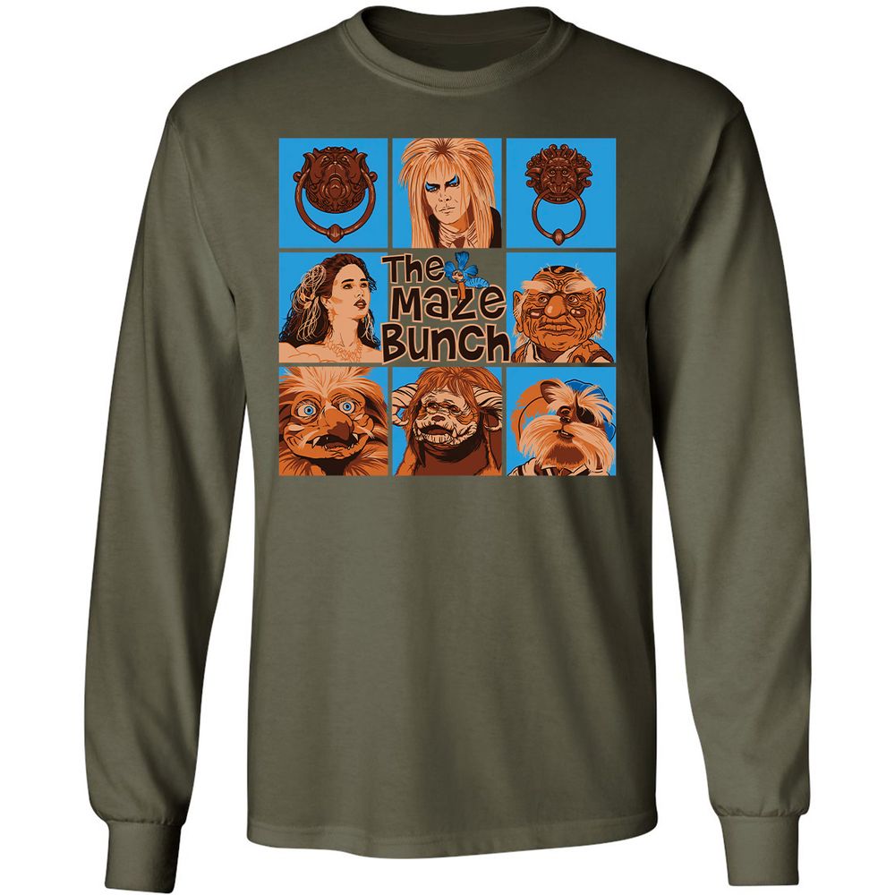 Long Sleeve T-Shirt - ZJTCVZF5 - Military Green - 16