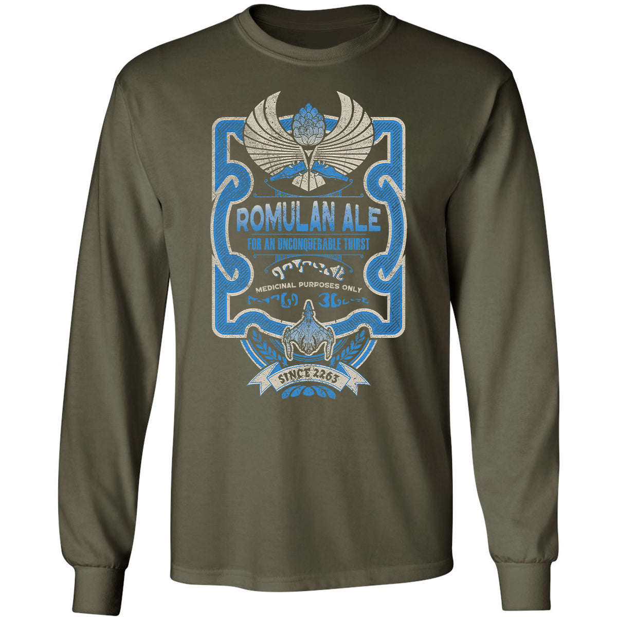Long Sleeve T-Shirt - JGSHP5Q3 - Military Green - 16