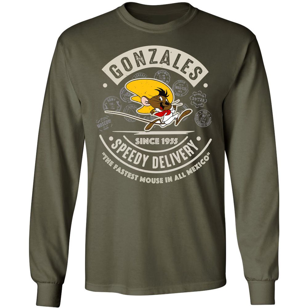 Long Sleeve T-Shirt - YRKE4GL3 - Military Green - 16
