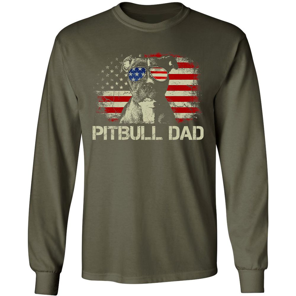 Long Sleeve T-Shirt - 67B71B8U - Military Green - 16