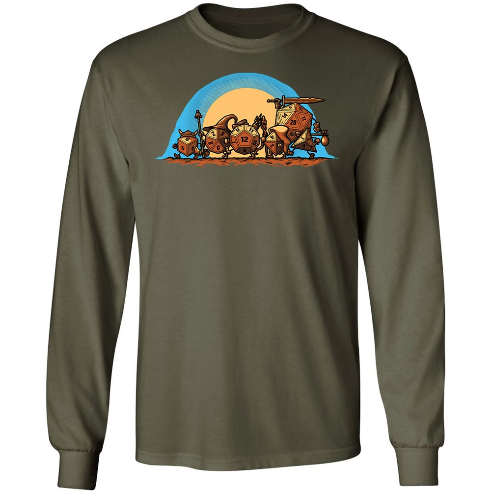 Long Sleeve T-Shirt - GKXTMGN8 - Military Green - 16
