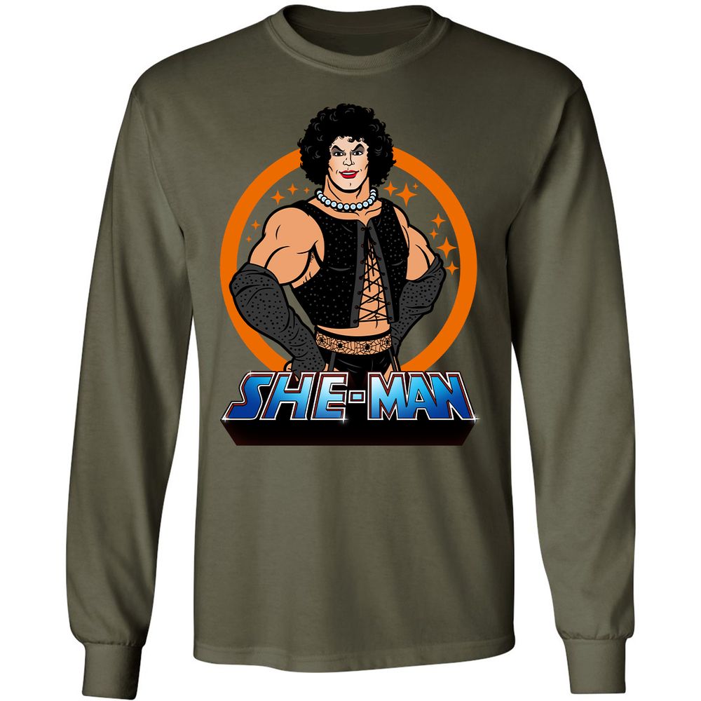 Long Sleeve T-Shirt - W15UHS7N - Military Green - 16