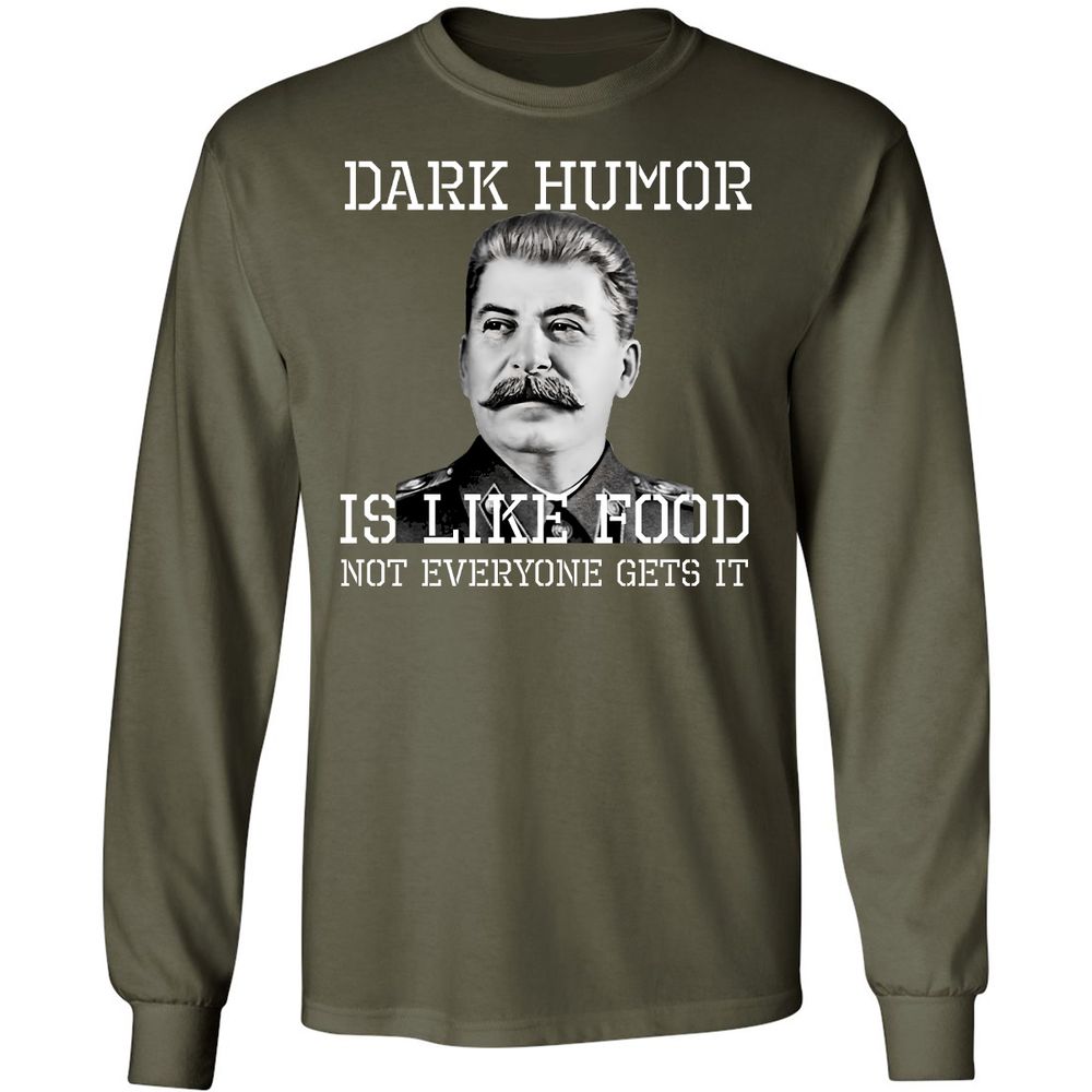 Long Sleeve T-Shirt - HXYBK1PA - Military Green - 16