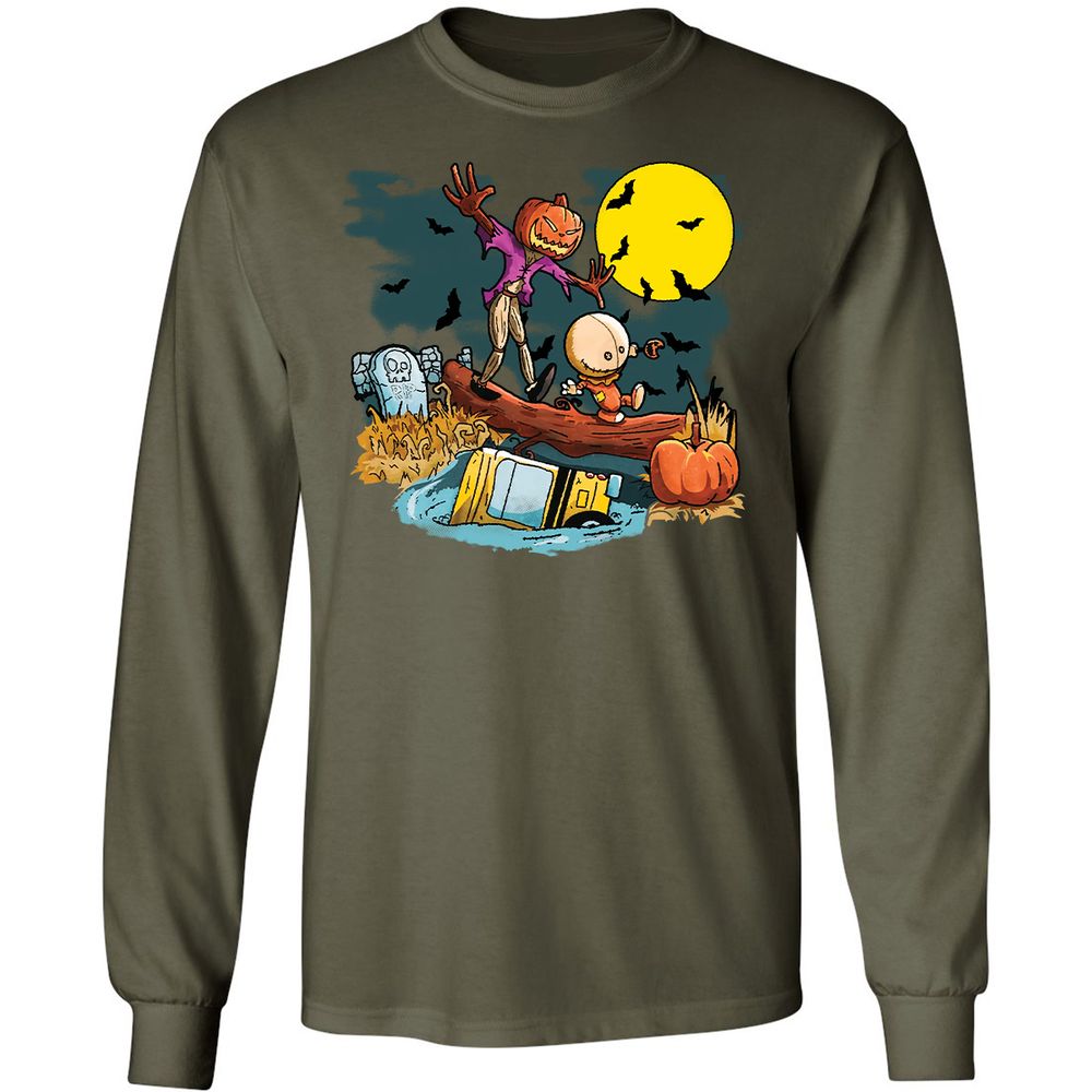 Long Sleeve T-Shirt - YYSDVDP3 - Military Green - 16