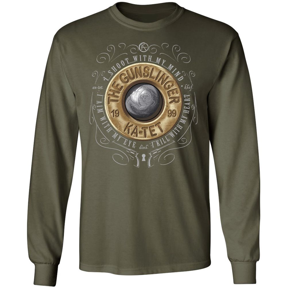 Long Sleeve T-Shirt - C2SDR6BC - Military Green - 16