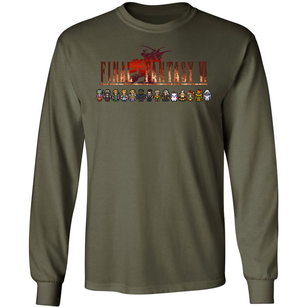 Long Sleeve T-Shirt - 3WXEX1LU - Military Green - 16