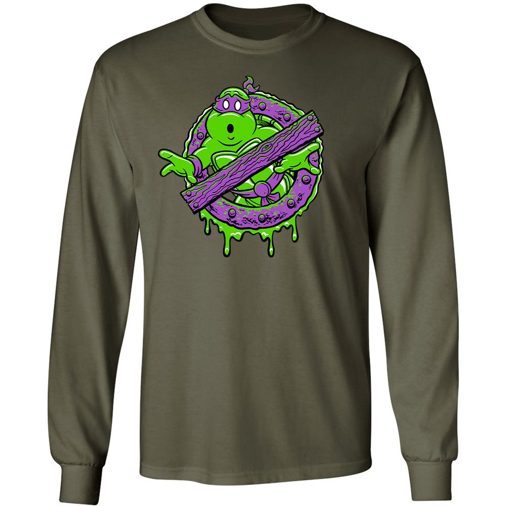 Long Sleeve T-Shirt - MRNG12KY - Military Green - 16