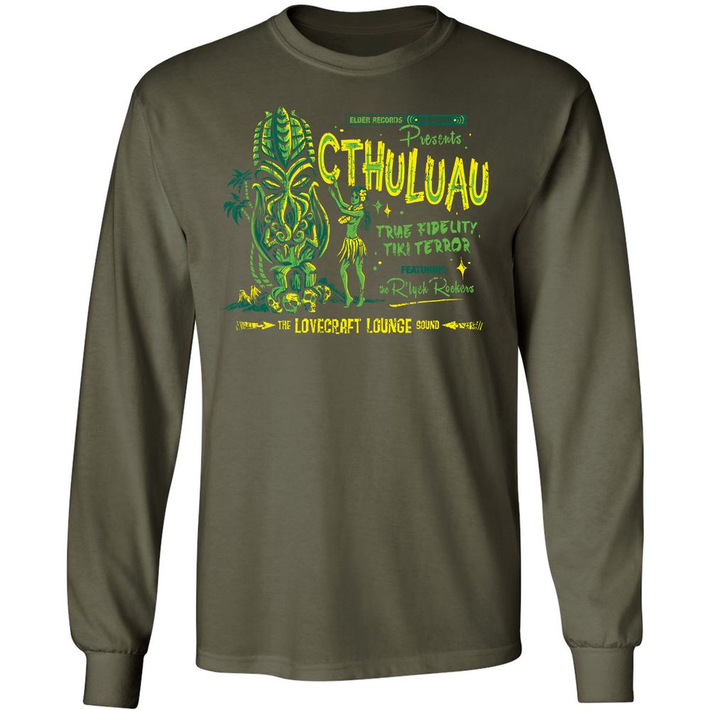 Long Sleeve T-Shirt - Z5A2DKC2 - Military Green - 16