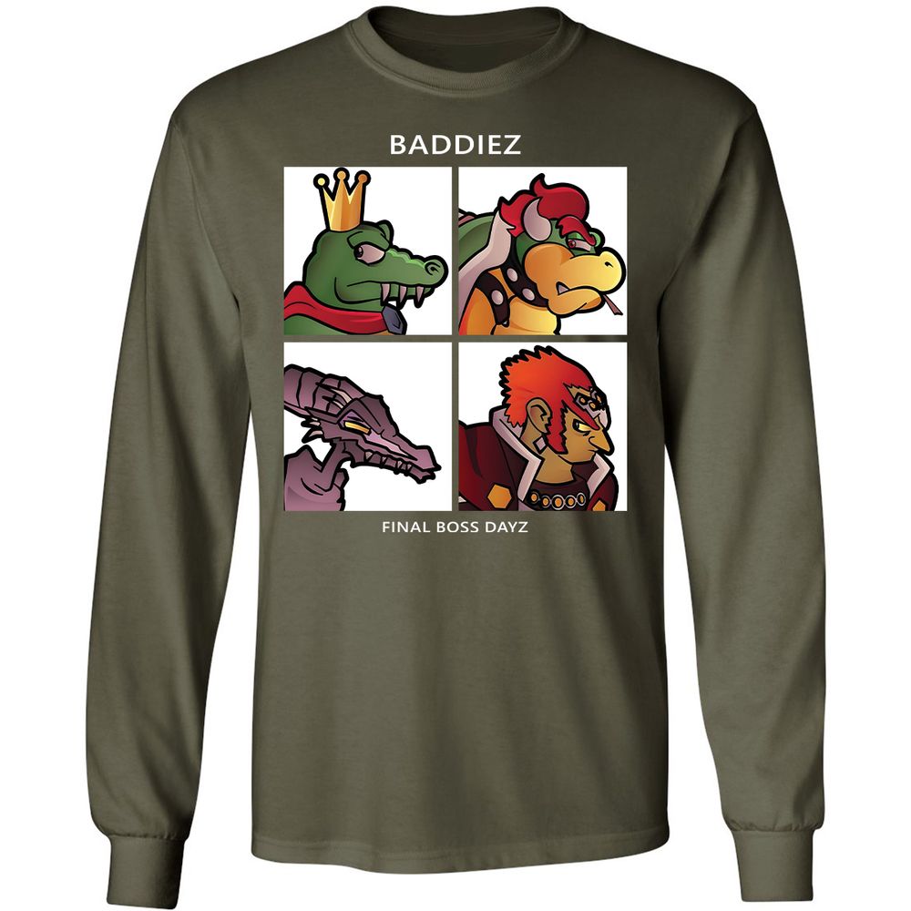 Long Sleeve T-Shirt - UPFPGESU - Military Green - 16