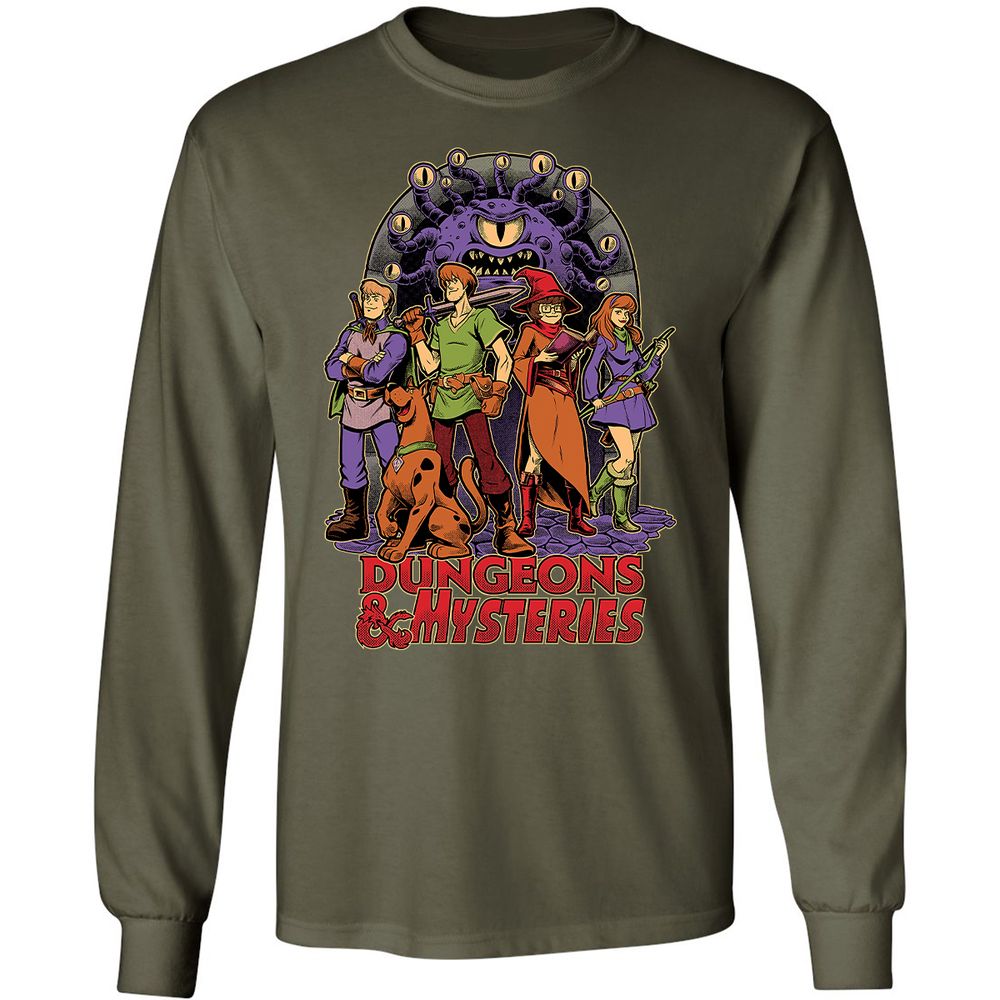 Long Sleeve T-Shirt - 4YF9QE5W - Military Green - 16