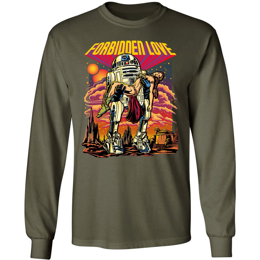 Long Sleeve T-Shirt - WRZ1HTYE - Military Green - 16