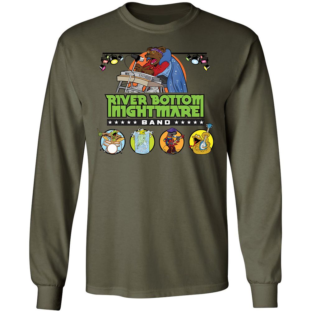Long Sleeve T-Shirt - Q6CASS3B - Military Green - 16