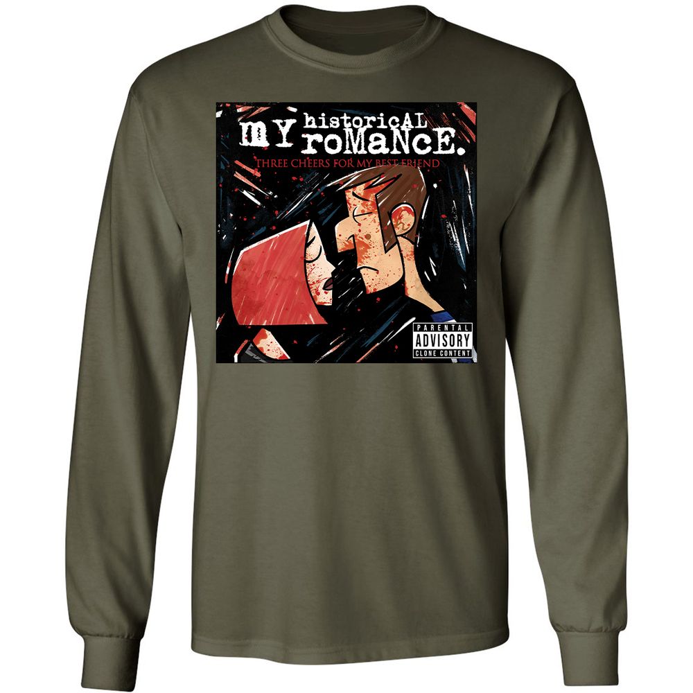 Long Sleeve T-Shirt - P4GPQGSC - Military Green - 16