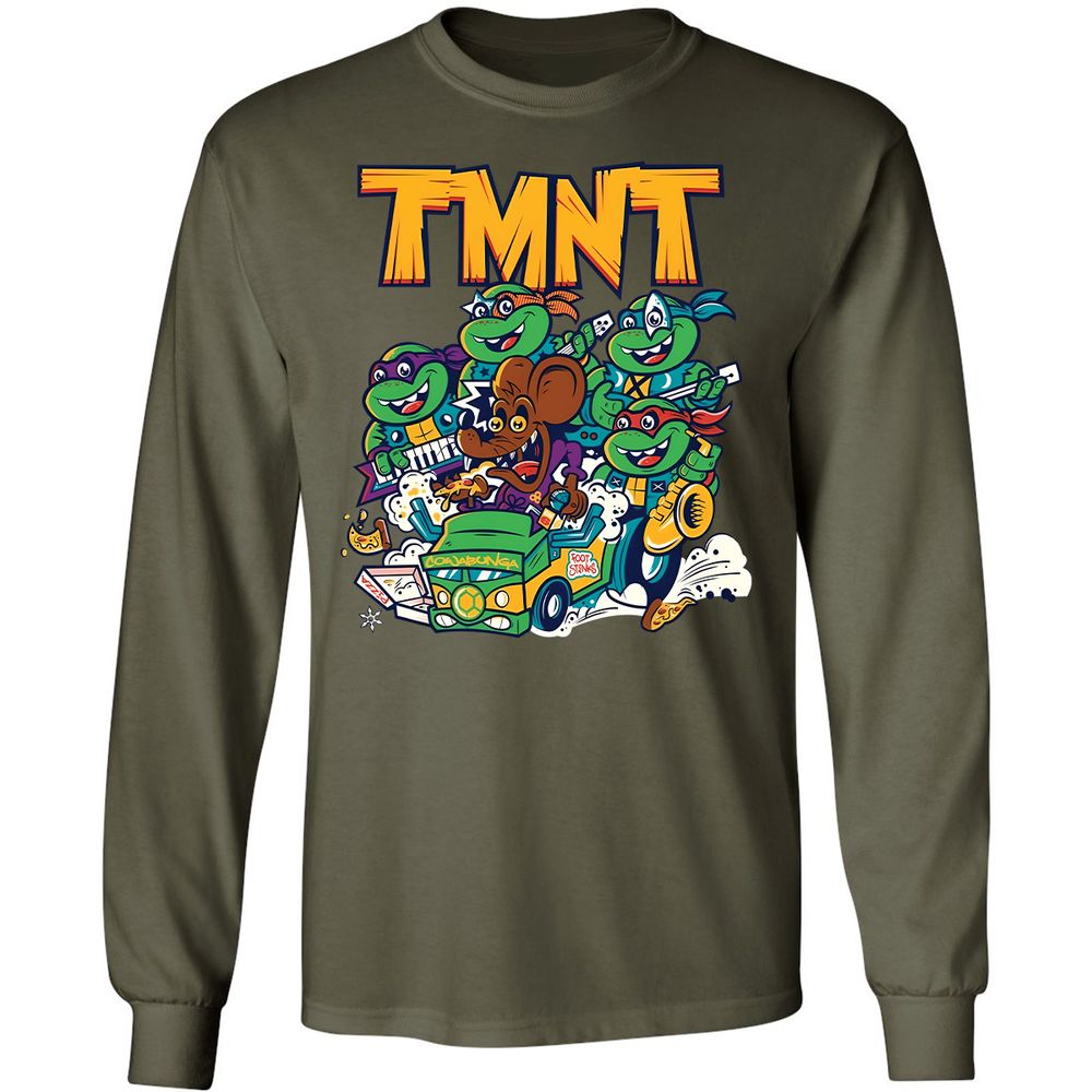 Long Sleeve T-Shirt - 7DB2YP81 - Military Green - 16