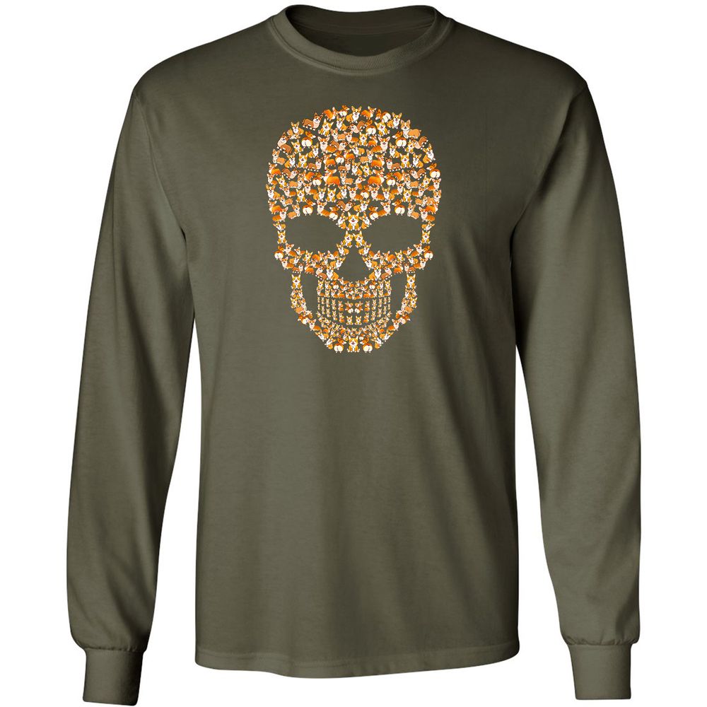 Long Sleeve T-Shirt - NEJYLW5R - Military Green - 16