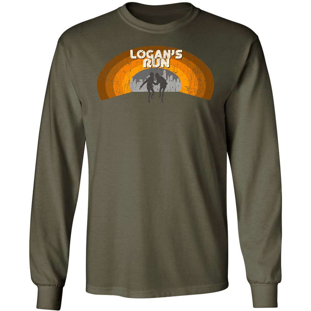 Long Sleeve T-Shirt - D9SVVPZQ - Military Green - 16