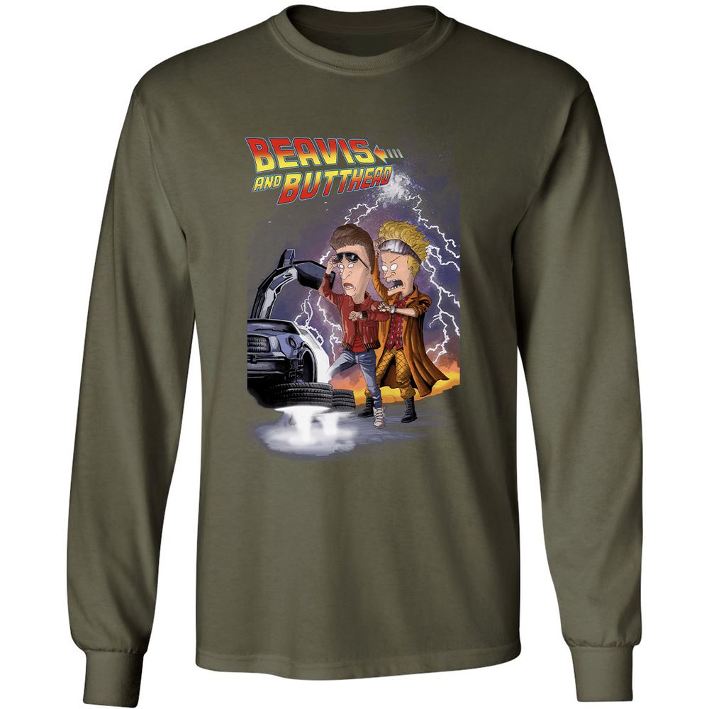 Long Sleeve T-Shirt - BJA8Y7GQ - Military Green - 16