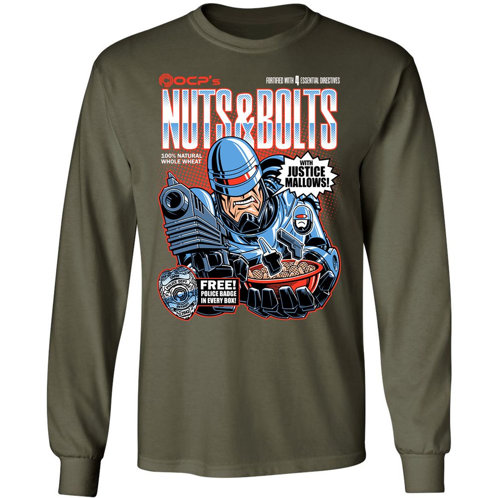 Long Sleeve T-Shirt - KUB9KE9D - Military Green - 16