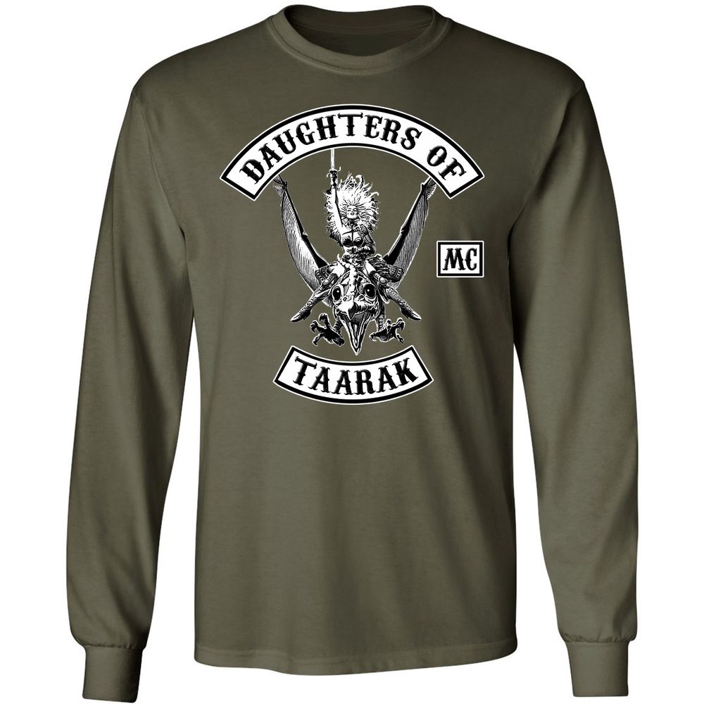 Long Sleeve T-Shirt - EZWK5H52 - Military Green - 16