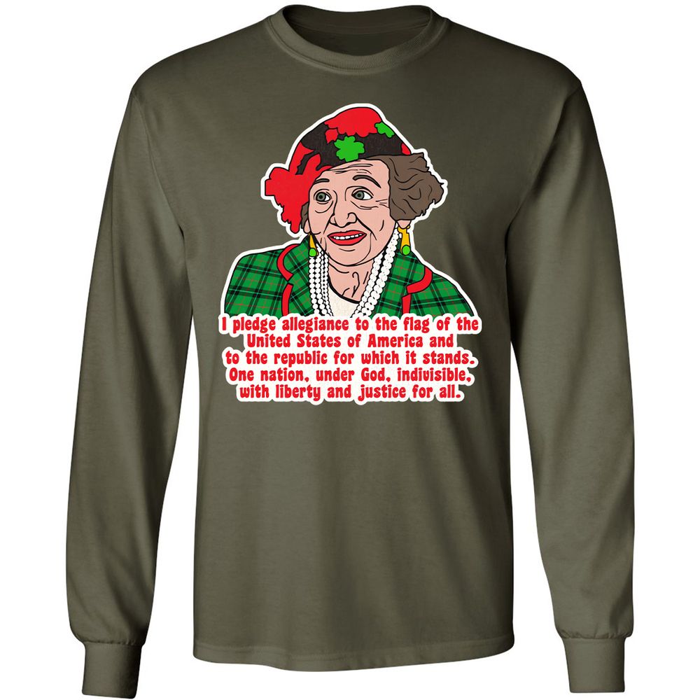 Long Sleeve T-Shirt - ATE44A9B - Military Green - 16