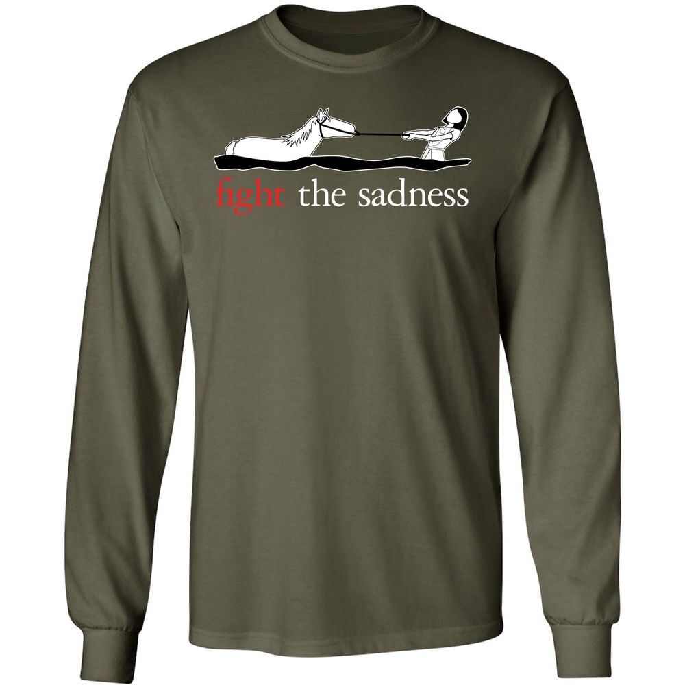 Long Sleeve T-Shirt - FGR9LWQL - Military Green - 16