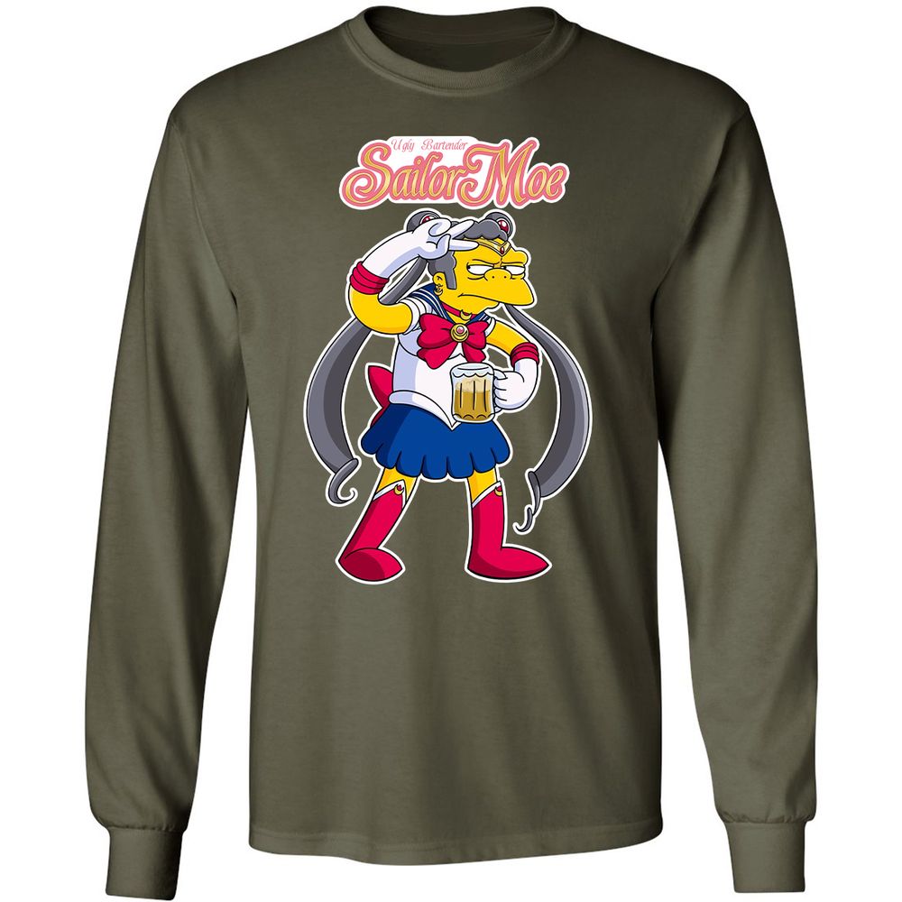 Long Sleeve T-Shirt - FBWEVWQ5 - Military Green - 16