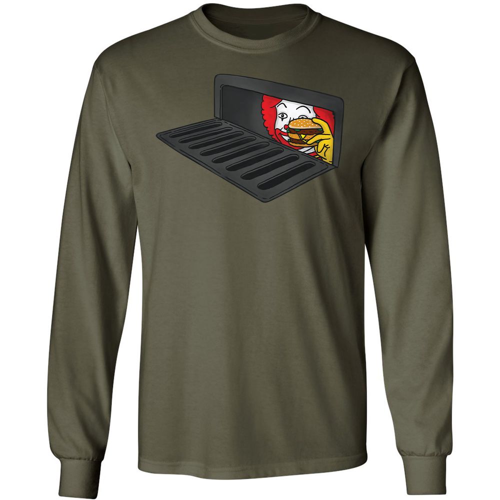 Long Sleeve T-Shirt - 7VK4F5W1 - Military Green - 16