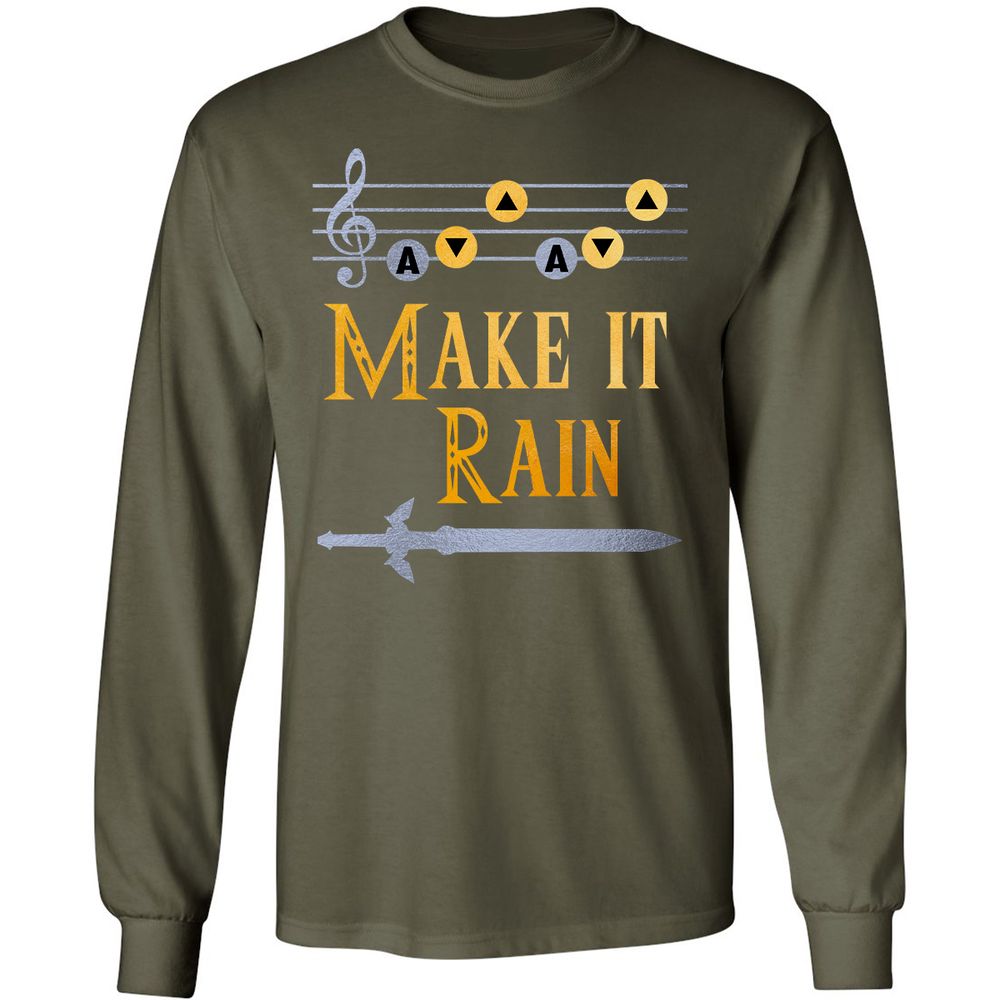 Long Sleeve T-Shirt - 3UW6ZF11 - Military Green - 16