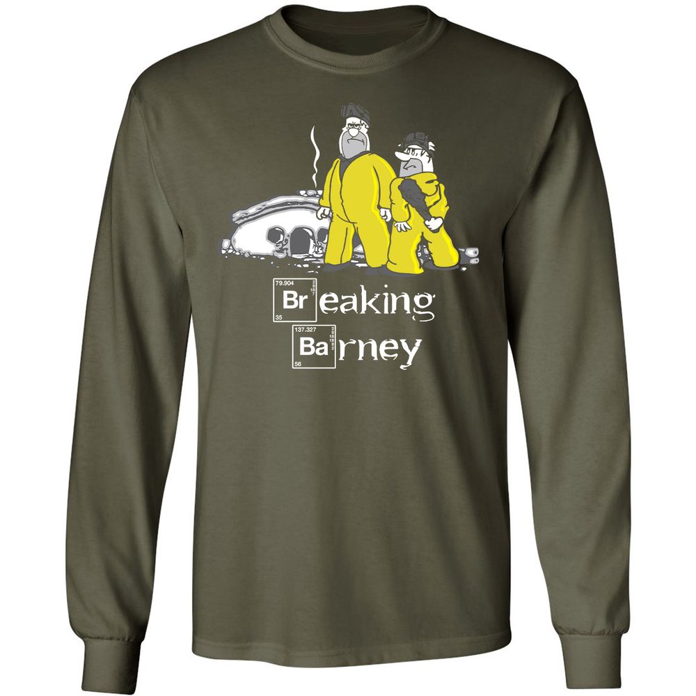 Long Sleeve T-Shirt - H6JNXX3G - Military Green - 16