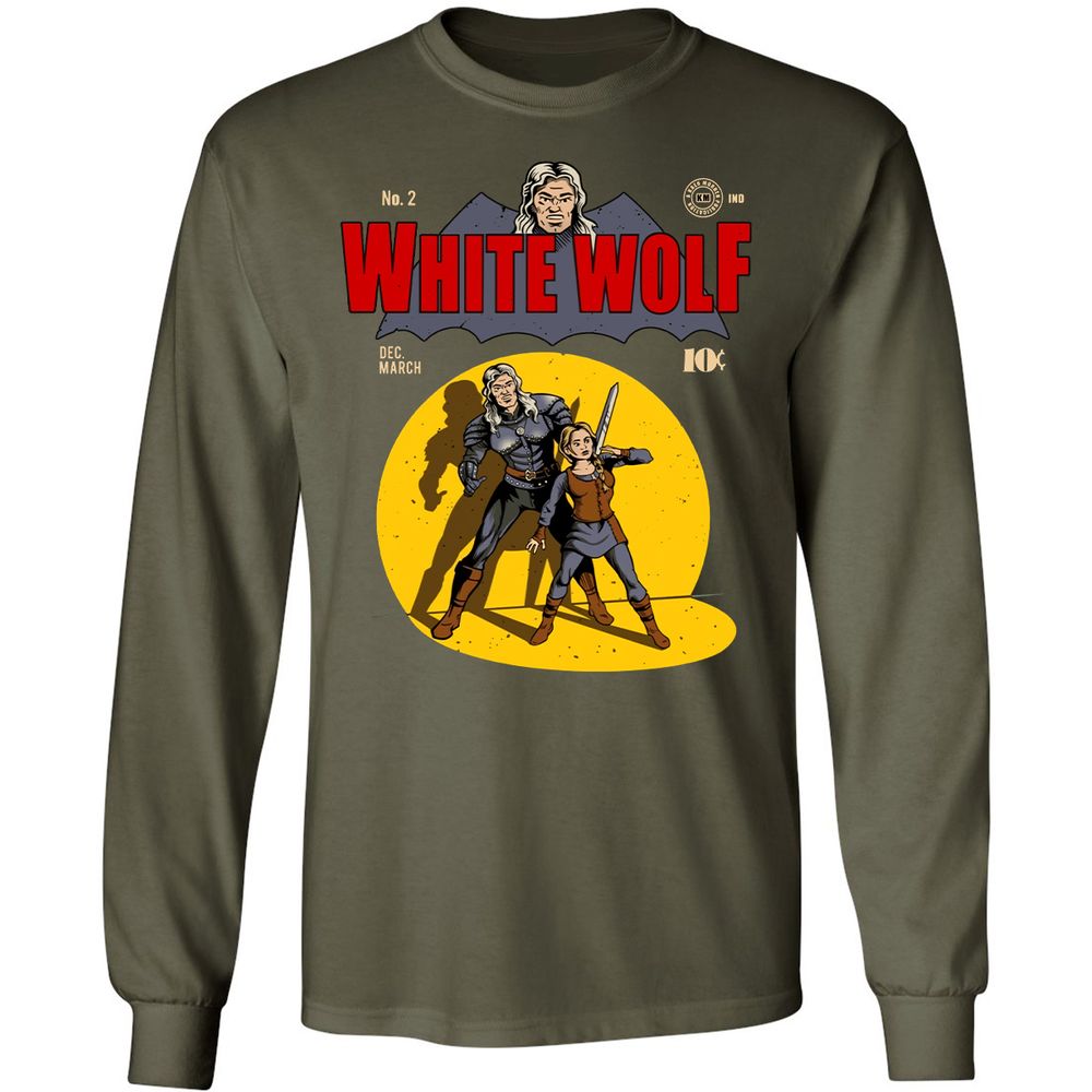 Long Sleeve T-Shirt - XHFRCZZ5 - Military Green - 16